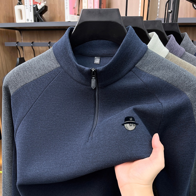 Winter Clothing For Men - 디자이너 트렌디 신상 하프 지퍼 긴팔