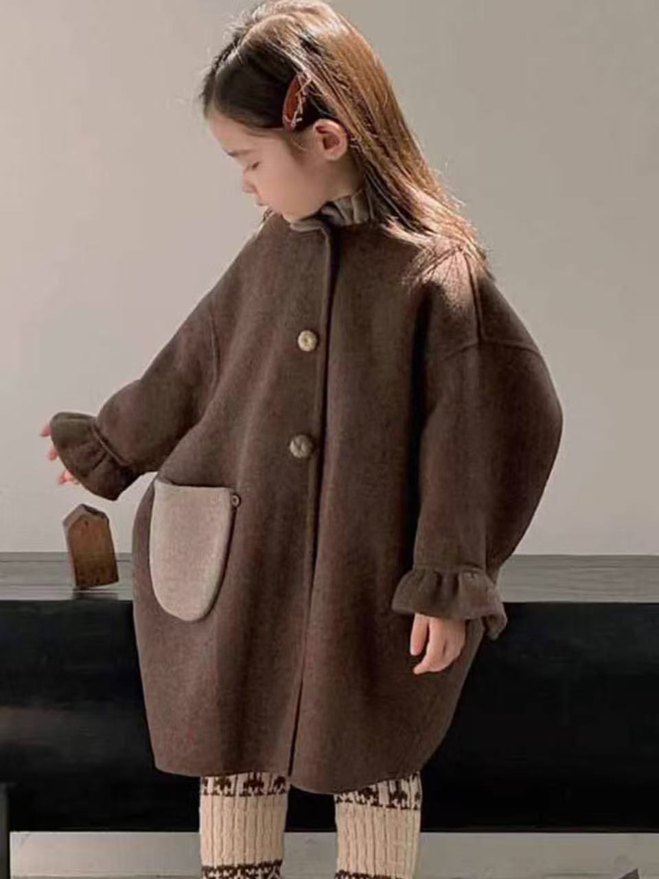 Winter Clothing Toddler Girl - 여아 울 코트 2026 가을 겨울