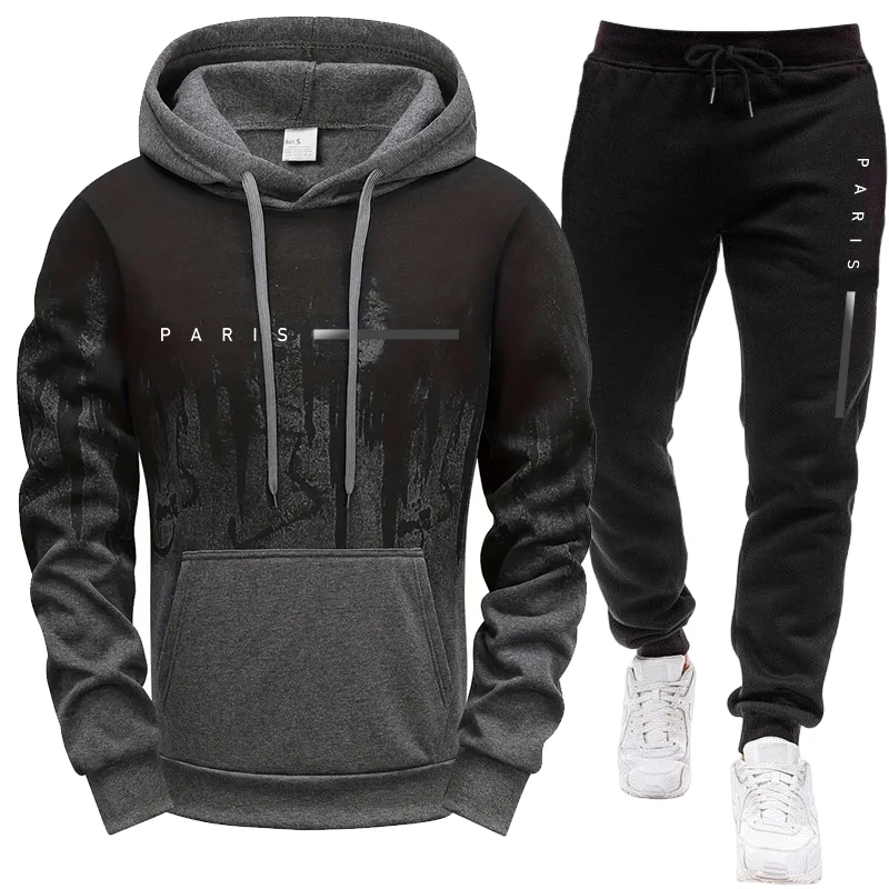Winter Clothing For Men - 남성 세트/후드티/바지 파리 신상 캐주얼 후드