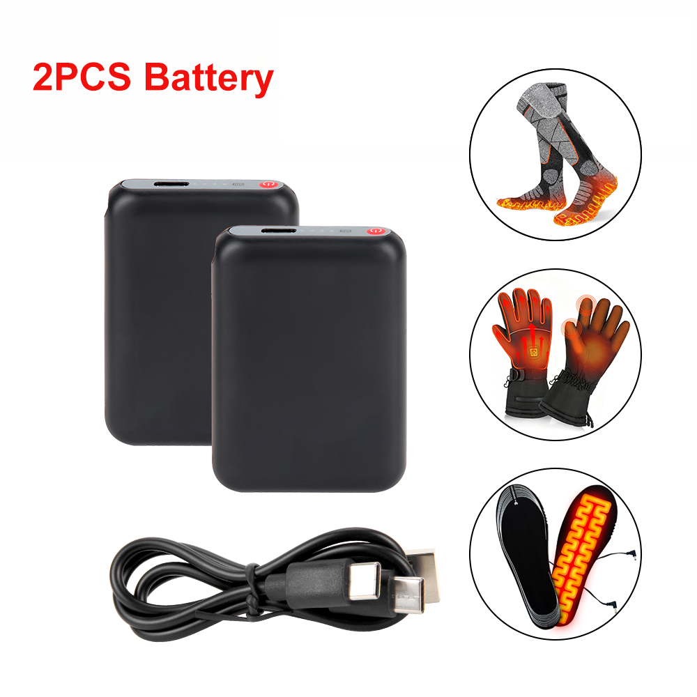 Heated Insole Rechargeable - 5V 6000mAh 가열 양말 배터리 따뜻한