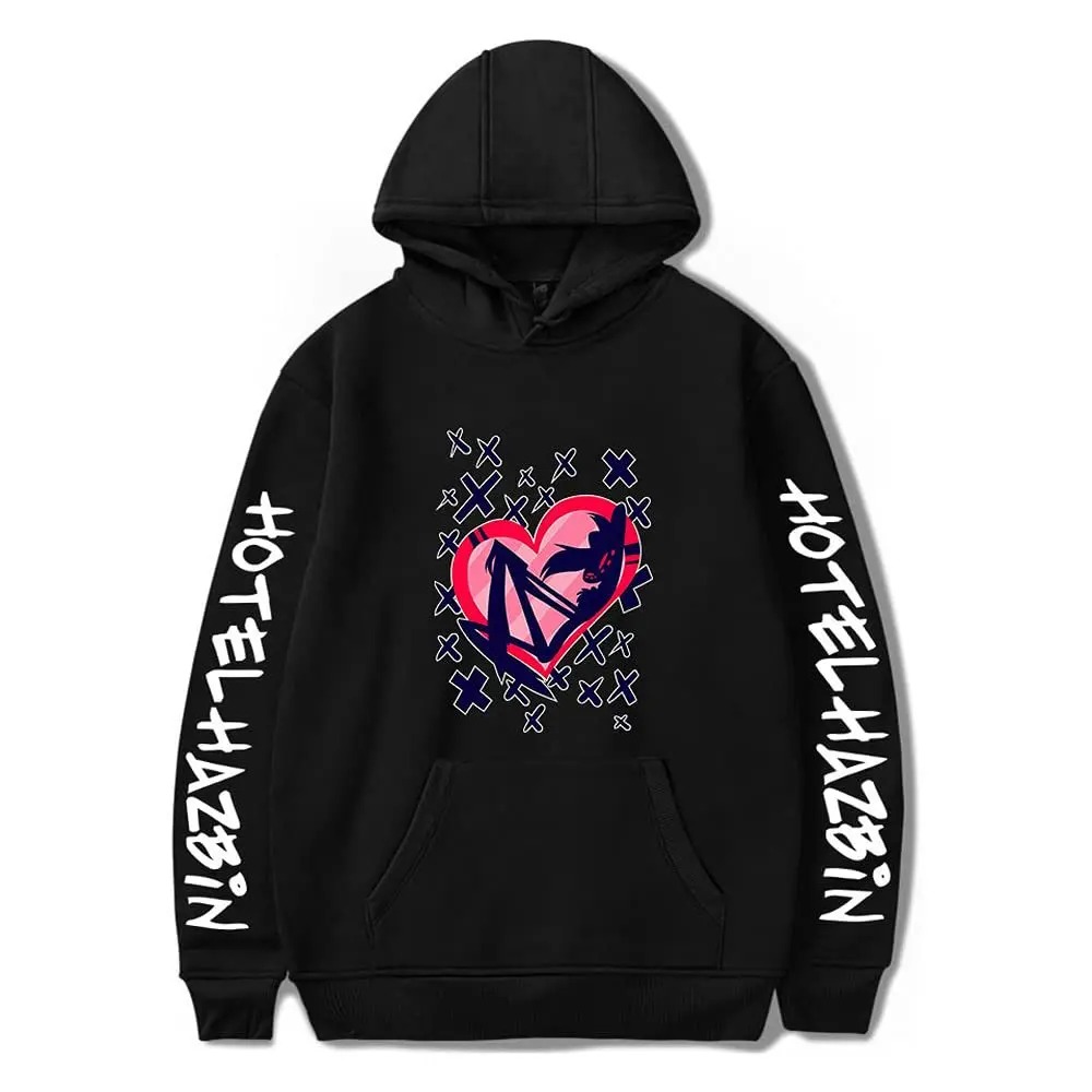 Hazbin Hotel 오버사이즈 유니섹스 스트리트웨어 - Winter Clothing Gift Ideas 리뷰 및 가격