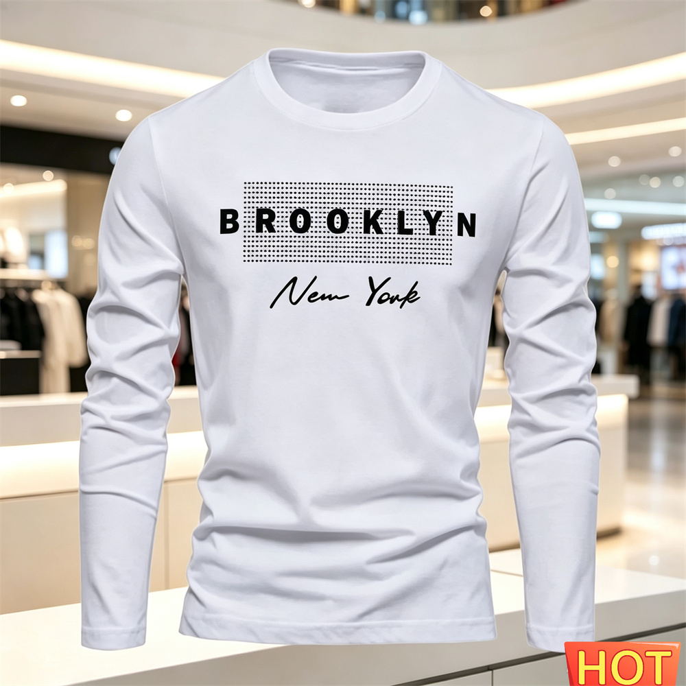코튼 컴포트 남성 캐주얼 긴팔 티셔츠 신상 가을 겨울  - Winter Clothing For Men 리뷰 및 가격