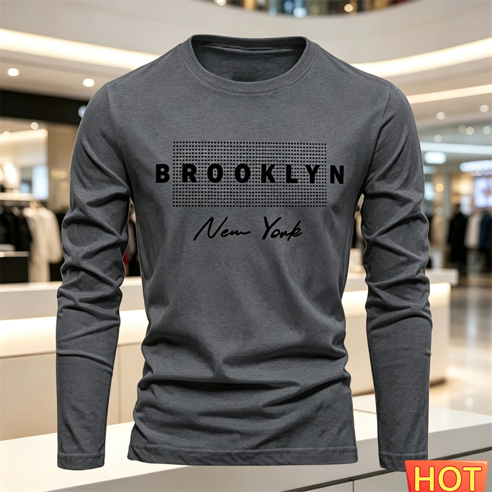 코튼 컴포트 남성 캐주얼 긴팔 티셔츠 신상 가을 겨울  - Winter Clothing For Men 리뷰 및 가격