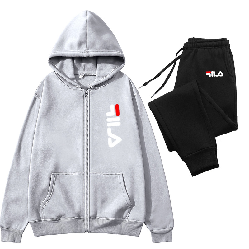 남성용 2피스 트랙수트 지퍼 카디건 재킷과 스트라이프  - Winter Clothing For Men 리뷰 및 가격