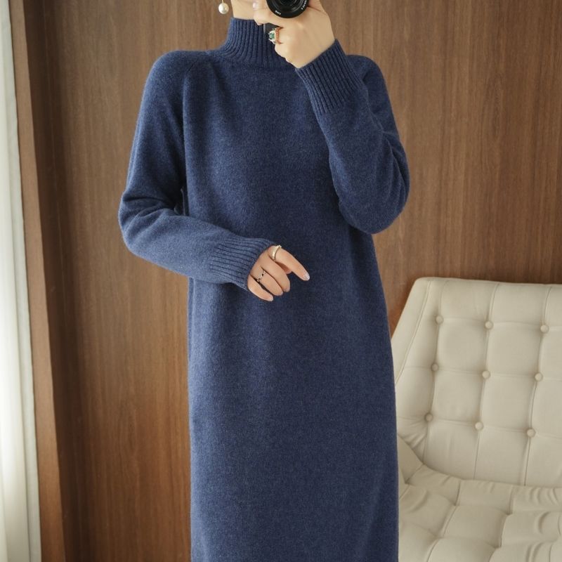 여성 니트 스웨터 드레스 루즈 니트 원피스 여성용 가을 - Winter Clothing H&M 리뷰 및 가격