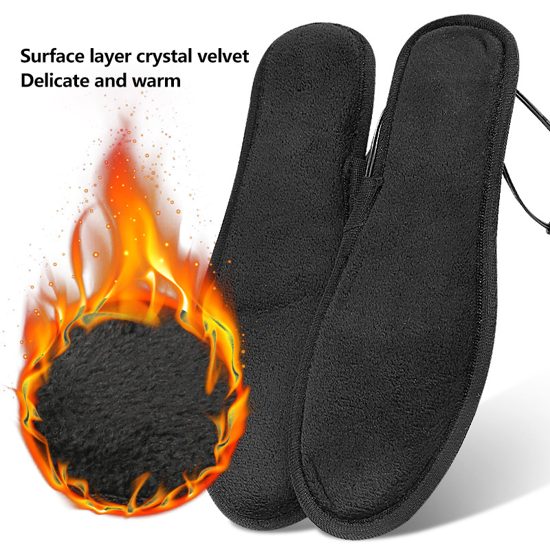스키 하이킹을 위한 USB 충전식 가열 신발 깔창 세탁 - Heated Insole Rechargeable 리뷰 및 가격