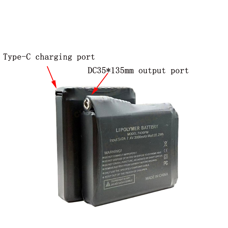 7.4V 3000mAh 발열 장갑 배터리 (발열 조끼, - Heated Insole Rechargeable 리뷰 및 가격