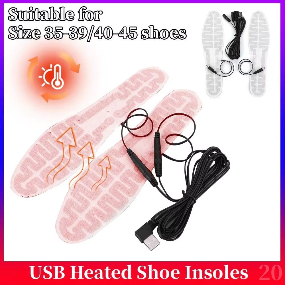 USB 발열 깔창 발 보온 필름 10W 전기 발난로 패 - Heated Insole Rechargeable 리뷰 및 가격